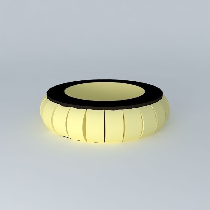 Circular bar counter Free 3D model_2