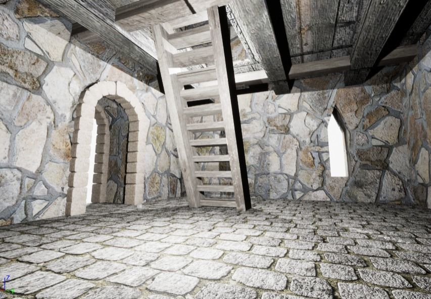 Medieval castle 3D model_22