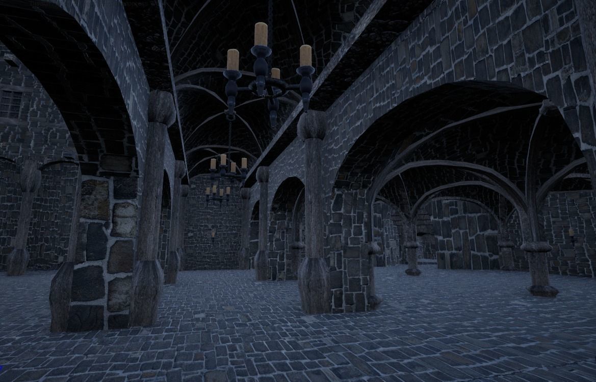 Medieval castle 3D model_16