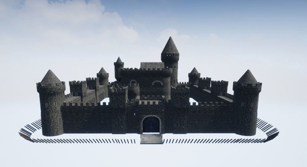 Medieval castle 3D model_19