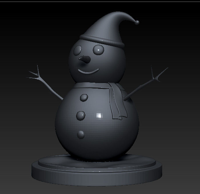 Snowman for 3D Printing 3D model 3D printable | CGTrader