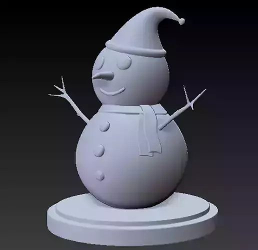Snowman for 3D Printing