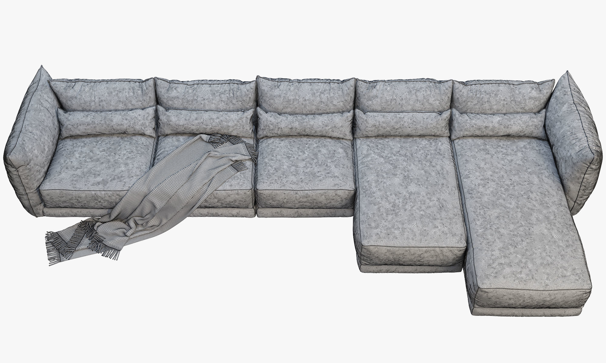 Montauk Jane fabric sofa 3D model_10