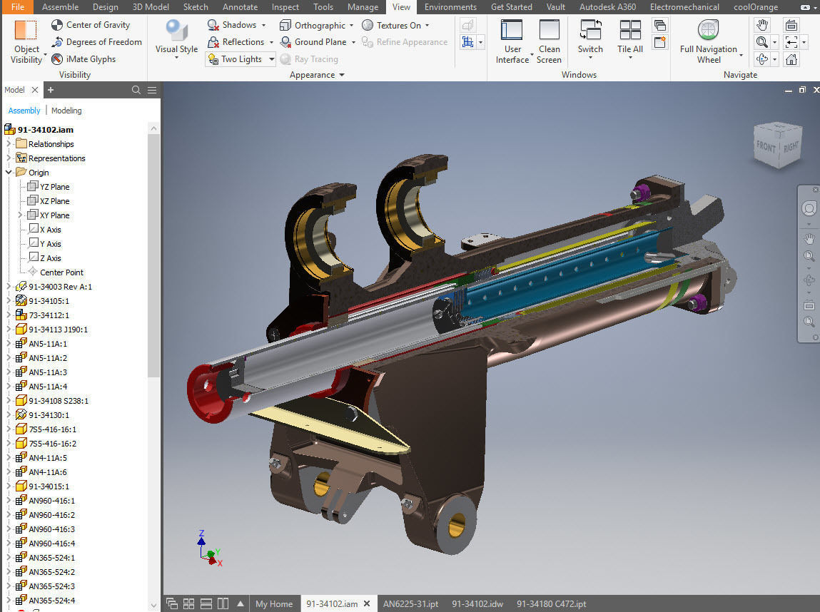 P-51BC and Early D Mustang Tail Wheel Shock Housing Sub Assembly 3D print model_6