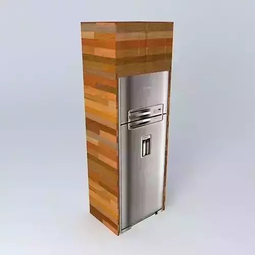 Closet Refrigerator wood
