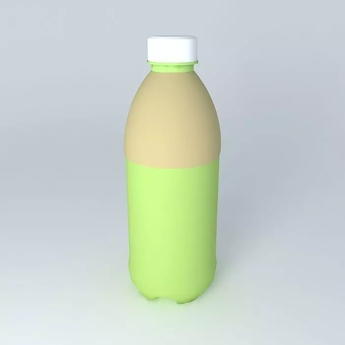 Green bottle Free 3D model