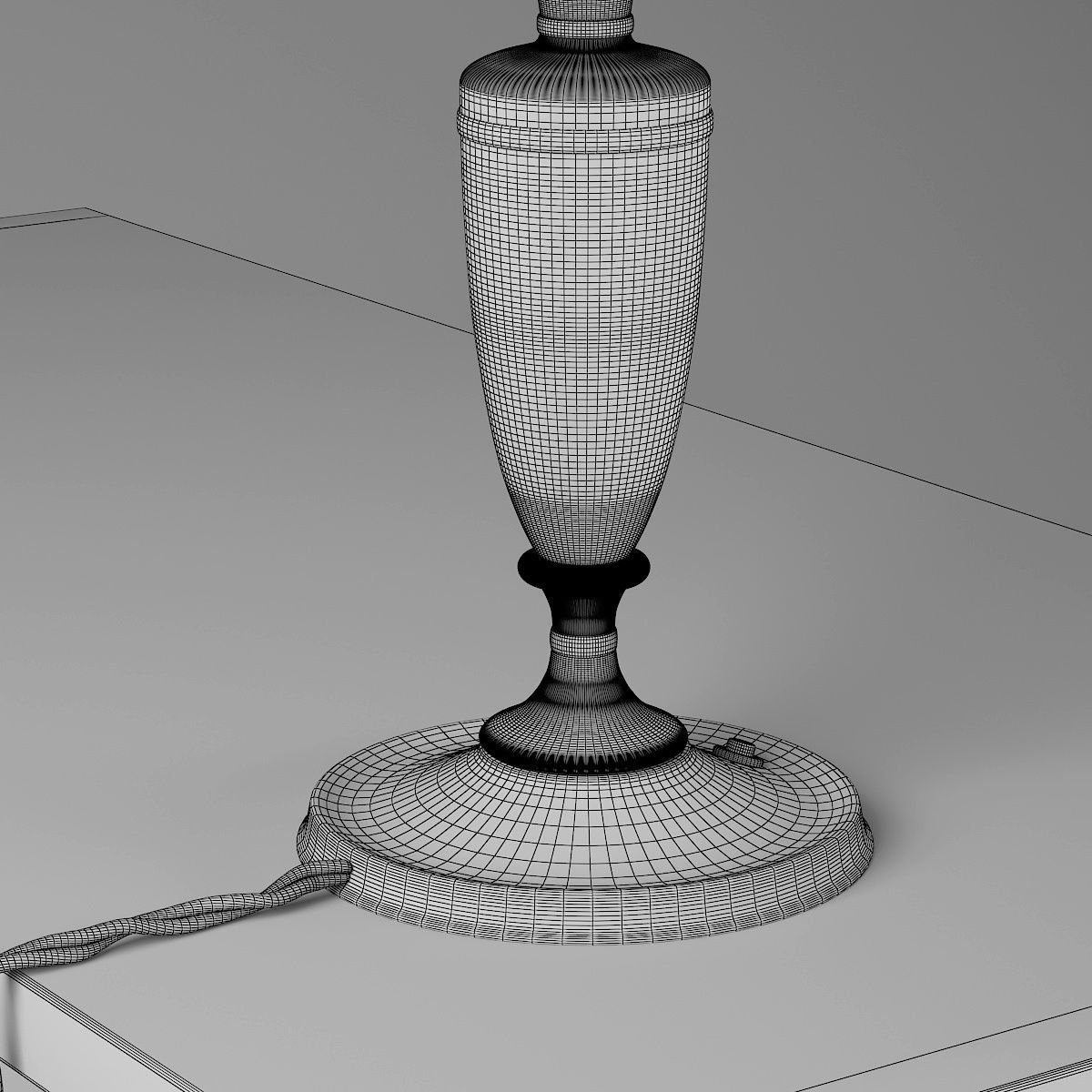 Old lamp 3D model_5