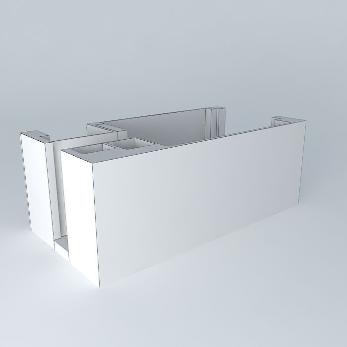 Tiny apartment  Free 3D model_3