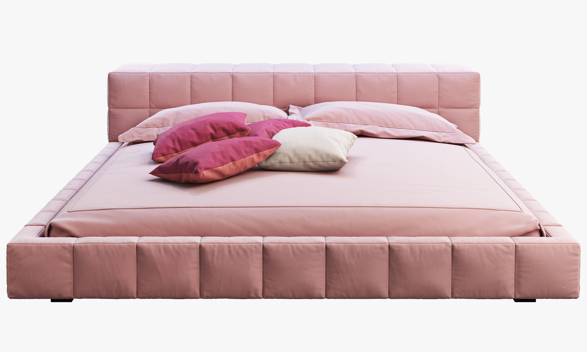 Bonaldo Squaring bed 3D model_2