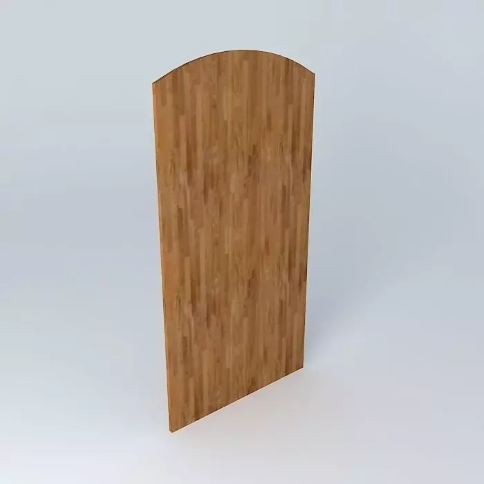 Wooden door Free 3D model