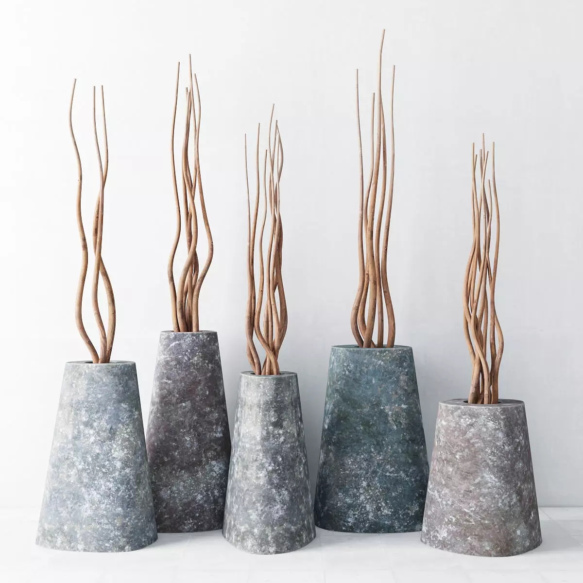 Branch stone vase 3D model