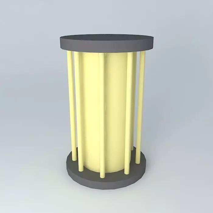 Gold bar table Free 3D model