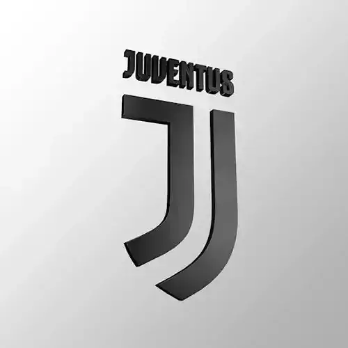 Juventus Football Club FC 3D LOGO Low-poly 3D model