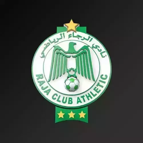 Raja Club Football Club FC 3D LOGO