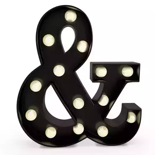 Andy Letter Table Lamp