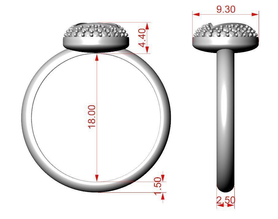 Adorable Rings 3 Ring5 3D print model_5