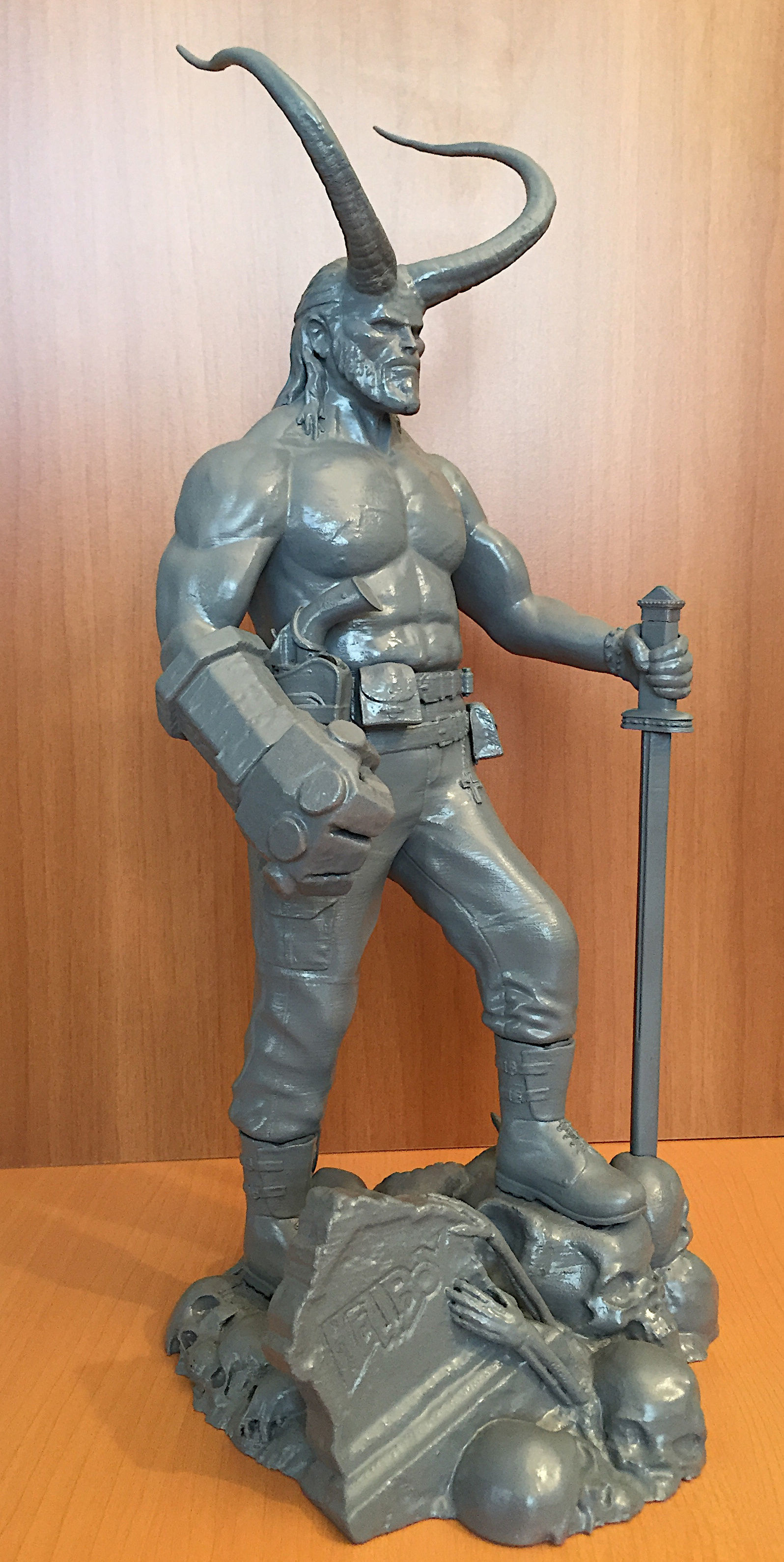 HellBoy DC Comics Marvel Action Figures File STL 3D Printer 3D print model_27