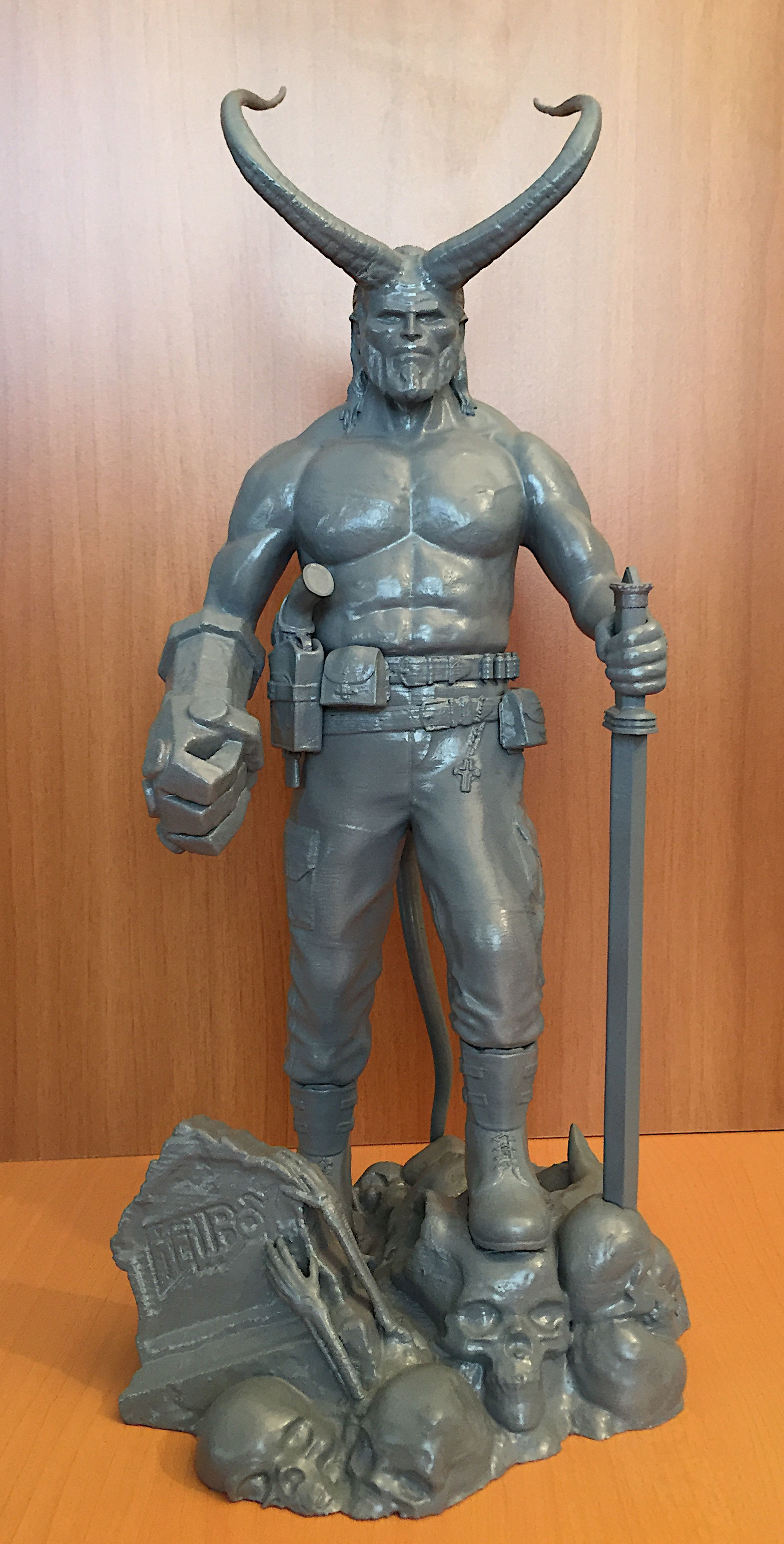 HellBoy DC Comics Marvel Action Figures File STL 3D Printer 3D print model_16