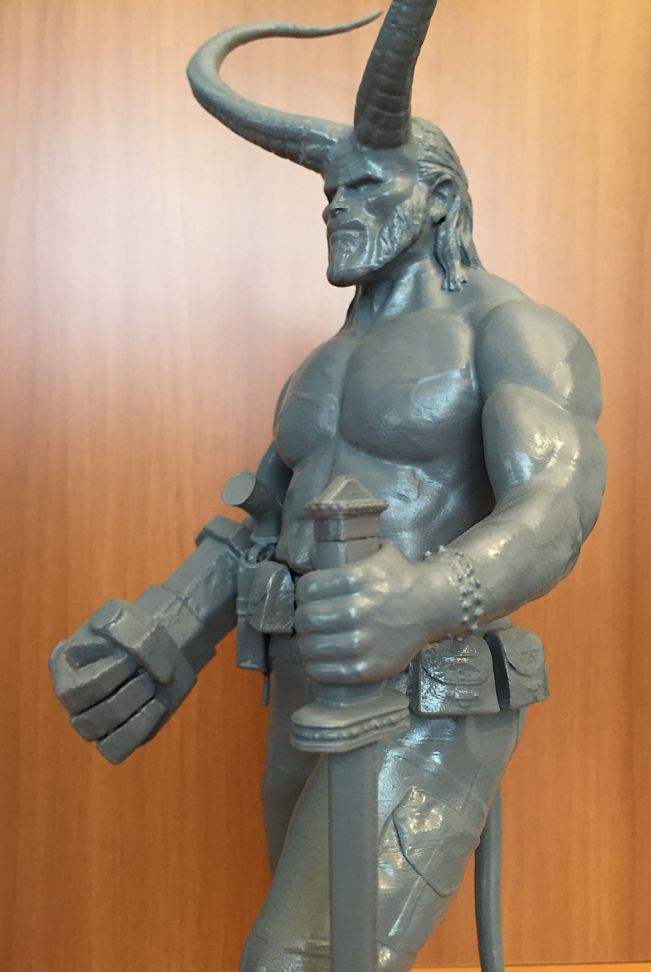 HellBoy DC Comics Marvel Action Figures File STL 3D Printer 3D print model_18
