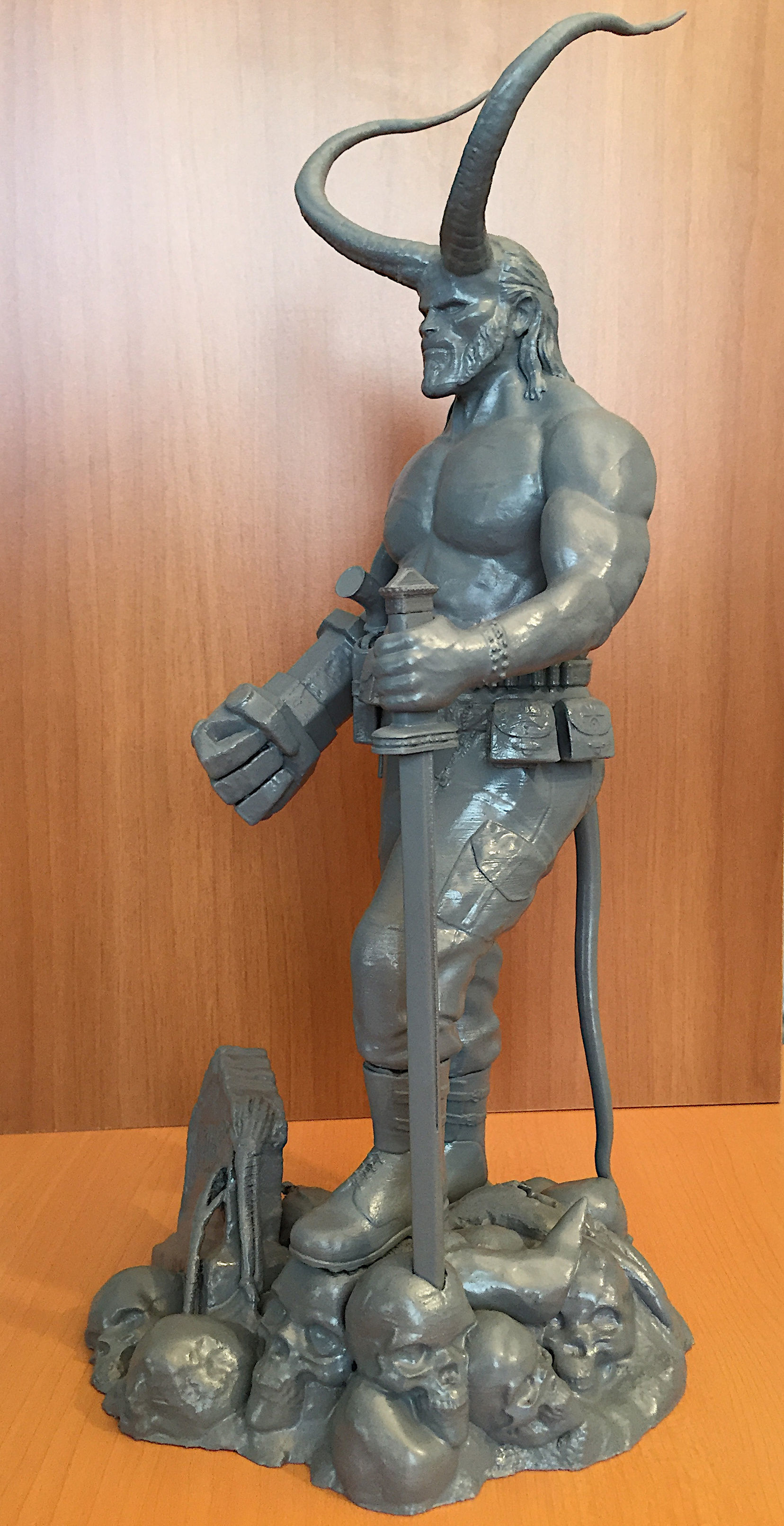 HellBoy DC Comics Marvel Action Figures File STL 3D Printer 3D print model_20