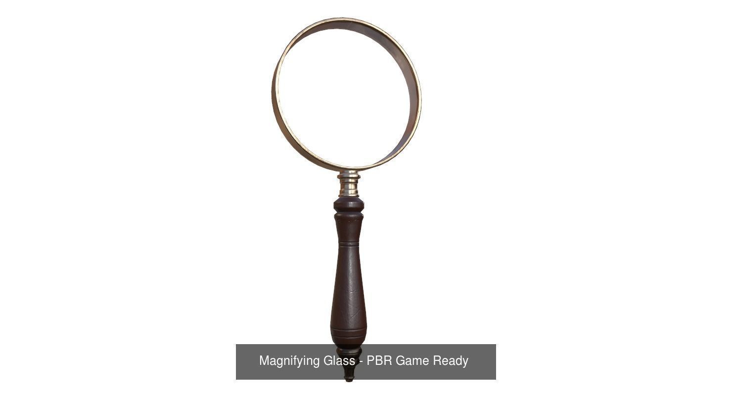 Antique Desk Game Ready 3D Model Collection_6