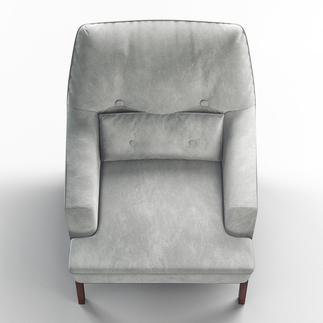 Cozy Armchair 3D model_5