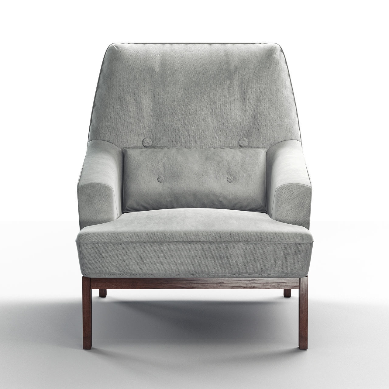 Cozy Armchair 3D model_1