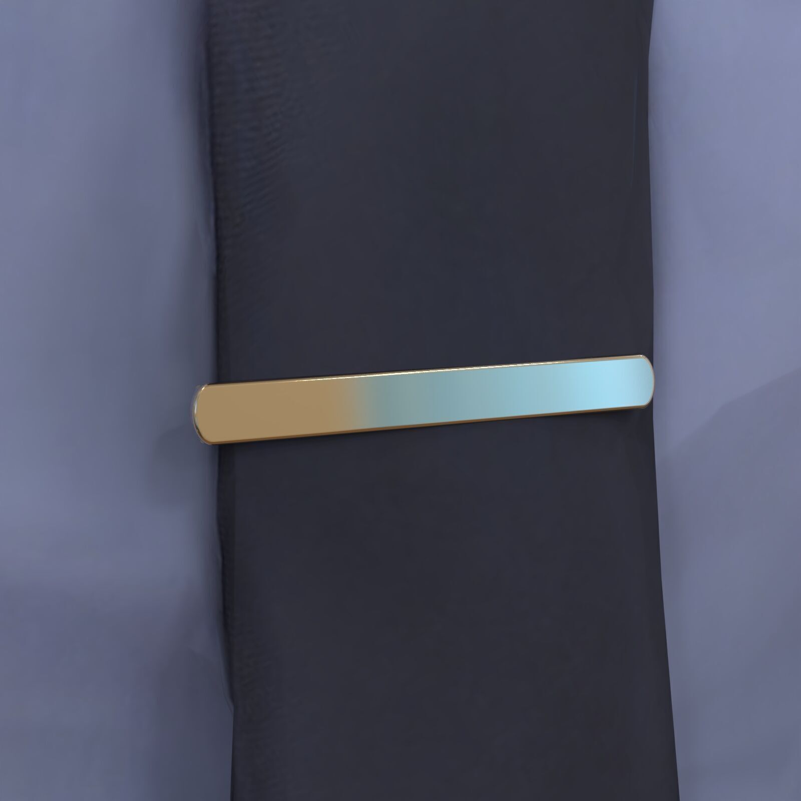 tie clip 1 3D print model_2