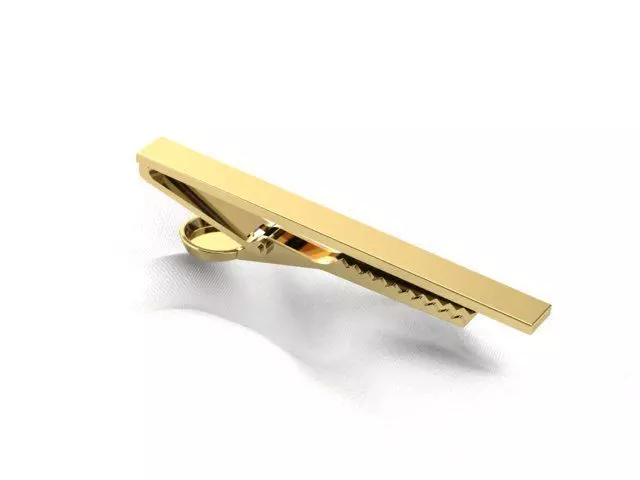 tie clip 1 3D print model_0