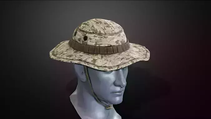 Bonnie hat Low-poly 3D model