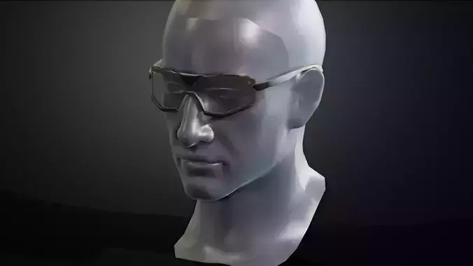 Bolle cobra glasses Low-poly 3D model