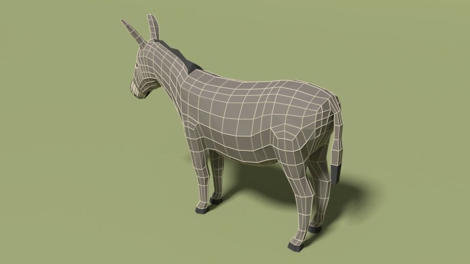 Low Poly Domestic Animals Collection _65