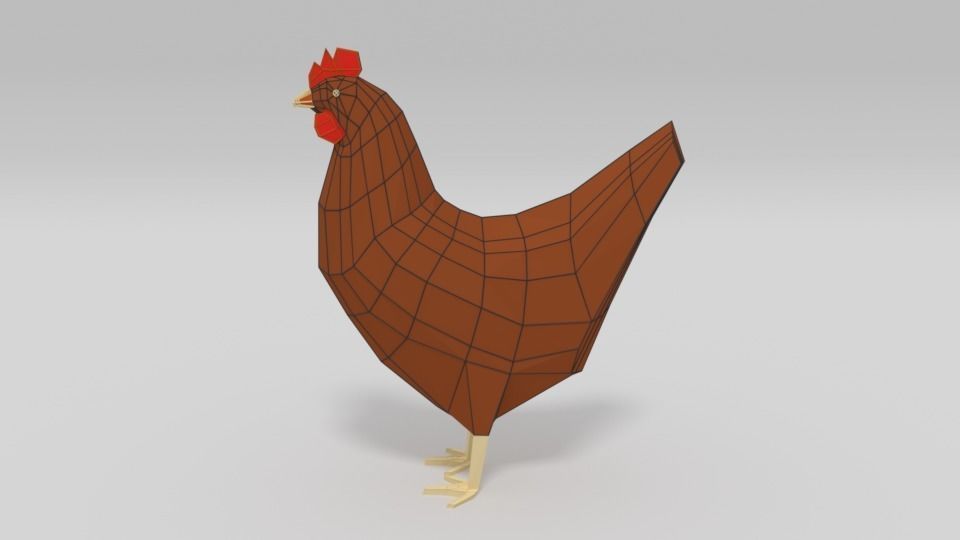Low Poly Domestic Animals Collection _44