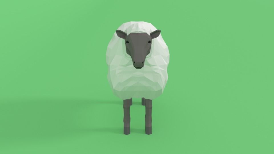 Low Poly Domestic Animals Collection _96