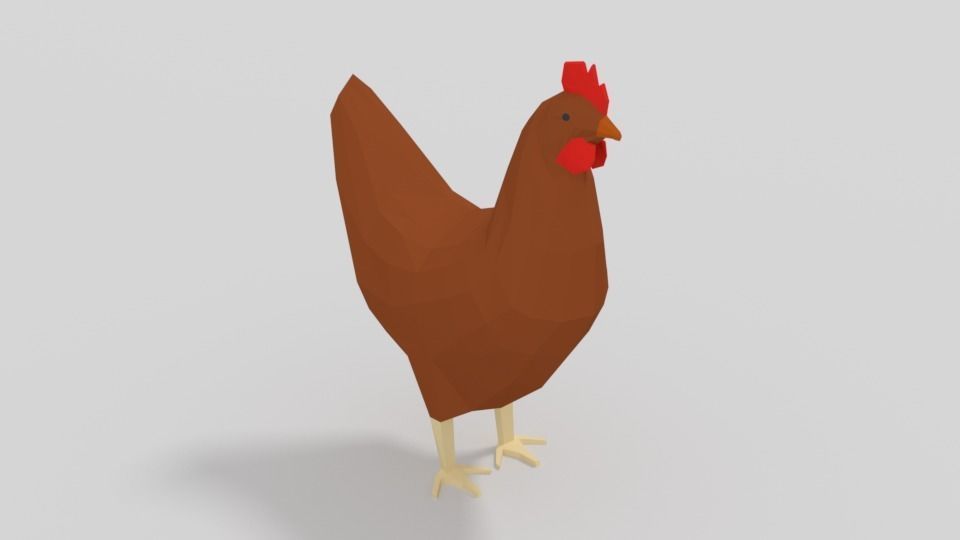 Low Poly Domestic Animals Collection _35
