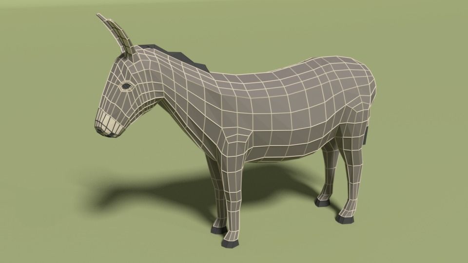 Low Poly Domestic Animals Collection _62