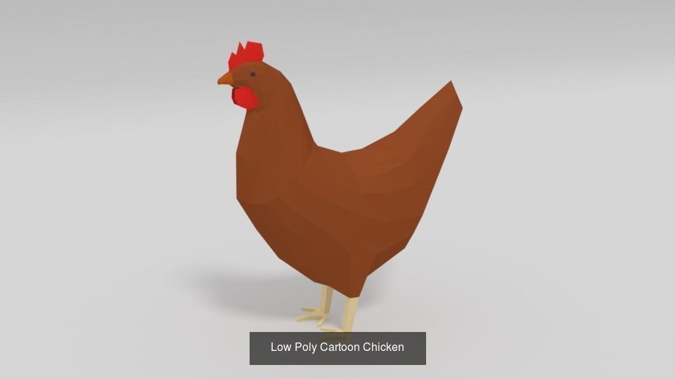 Low Poly Domestic Animals Collection _10
