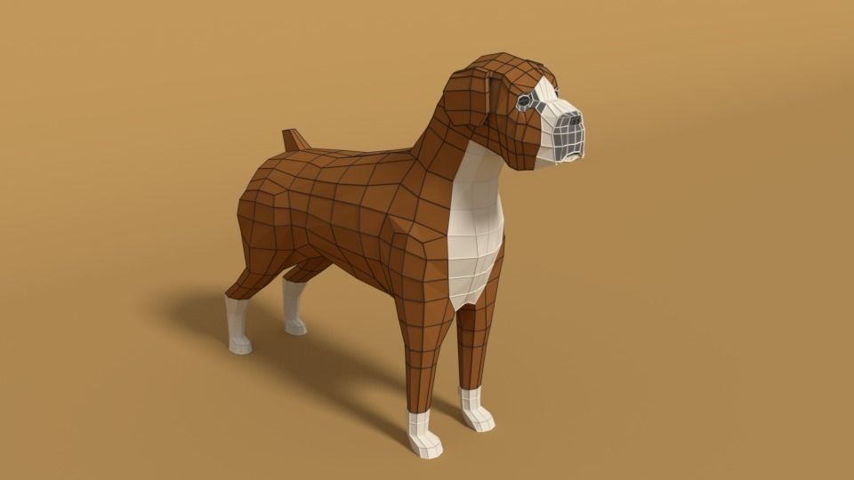 Low Poly Domestic Animals Collection _22