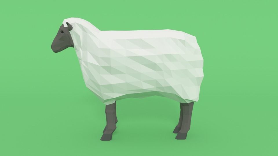 Low Poly Domestic Animals Collection _92
