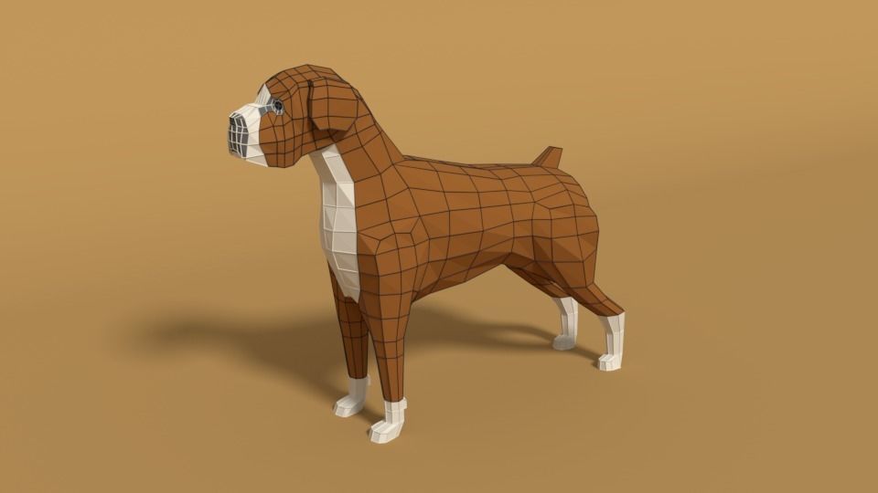 Low Poly Domestic Animals Collection _21
