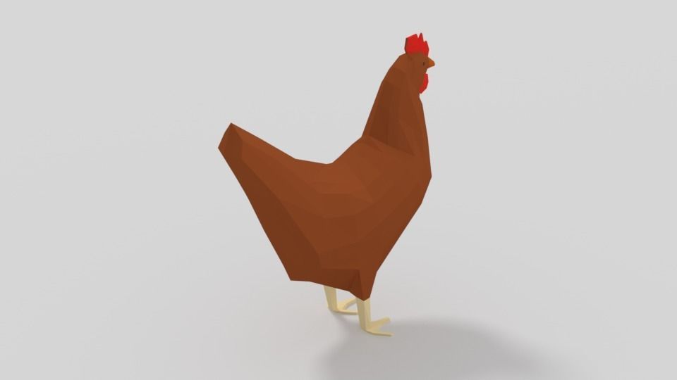Low Poly Domestic Animals Collection _38