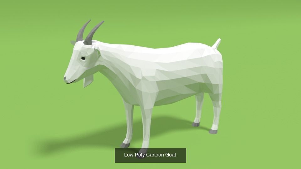 Low Poly Domestic Animals Collection _8
