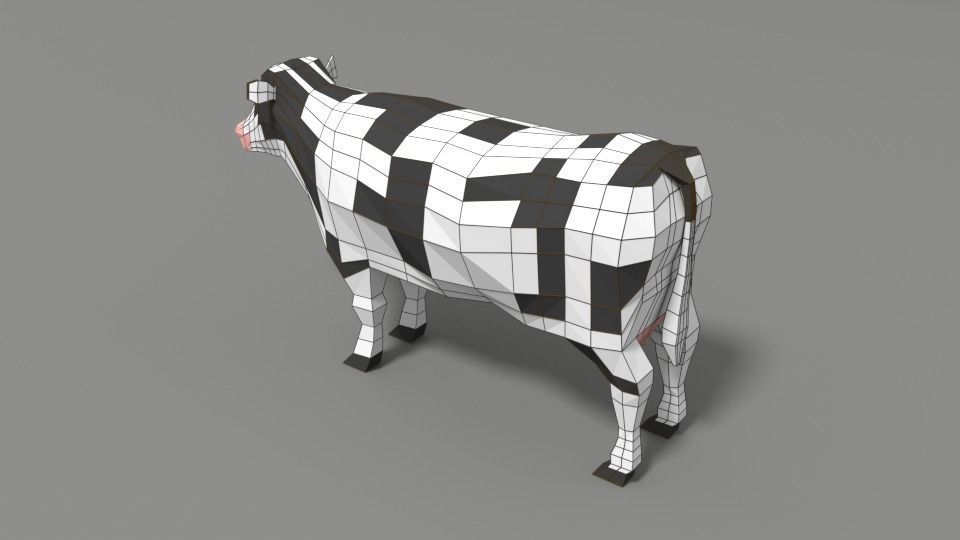 Low Poly Domestic Animals Collection _113