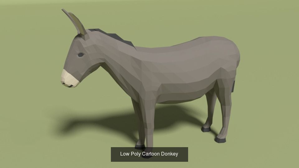 Low Poly Domestic Animals Collection _5