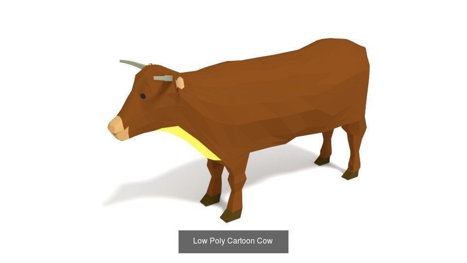 Low Poly Domestic Animals Collection _3