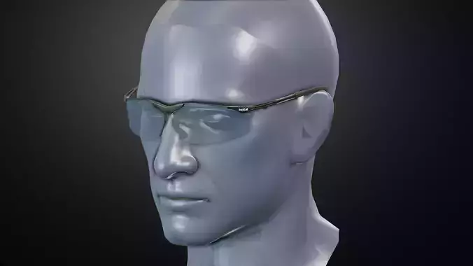 Bolle Contour Platinum Low-poly 3D model