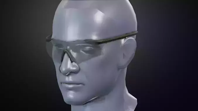 ESS ICE glasses Low-poly 3D model