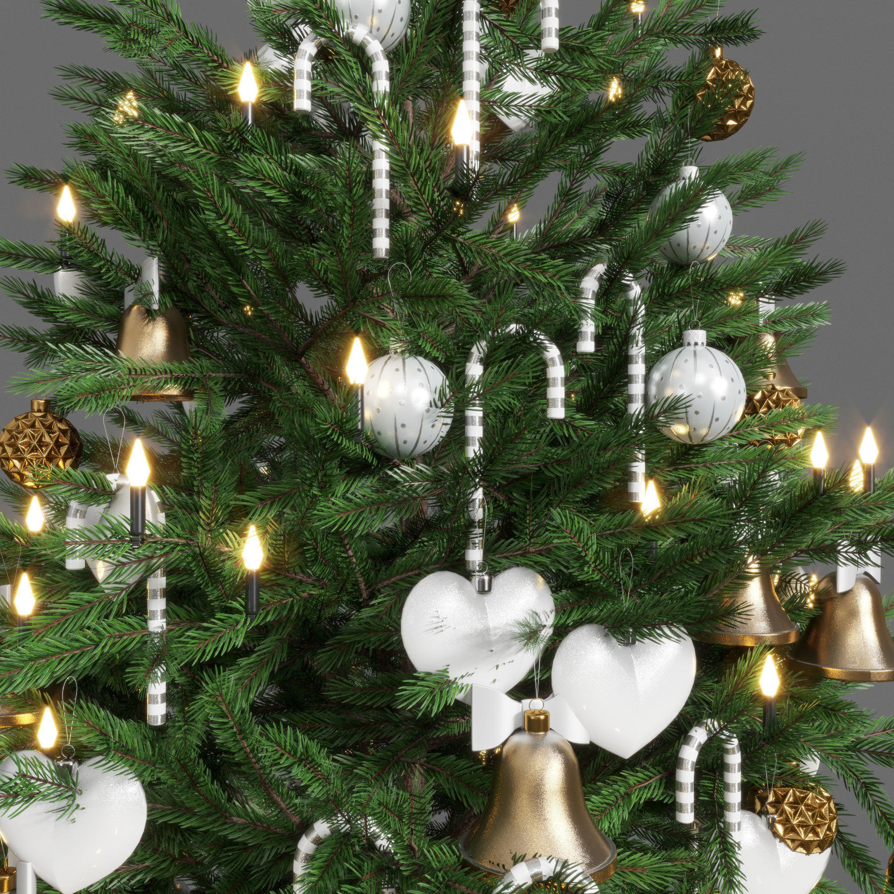 Christmas tree 3D model_1