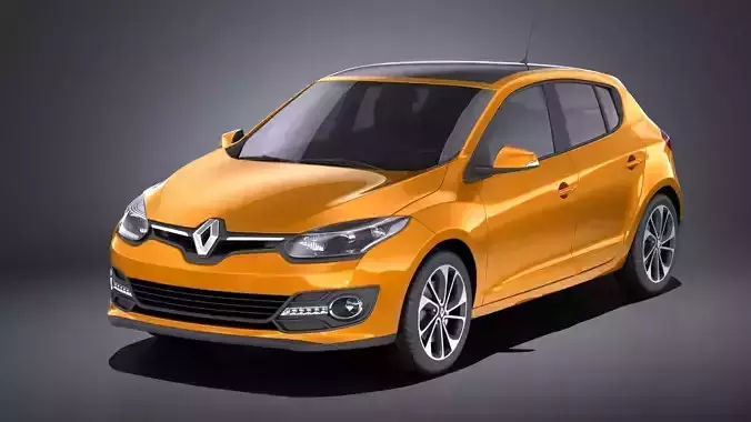 Renault Megane 5-door 2016 VRAY