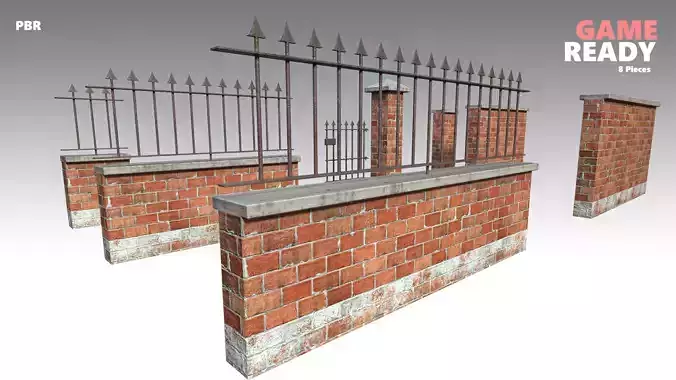 Brick Wall Pack PBR - Modular - Version 4 - 